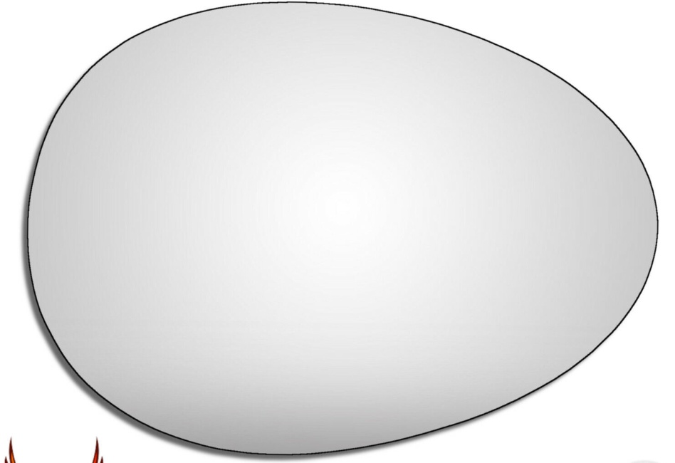 For Mini Countryman R60 2010-2017 Convex Wing Door Mirror Glass Right Hand Side