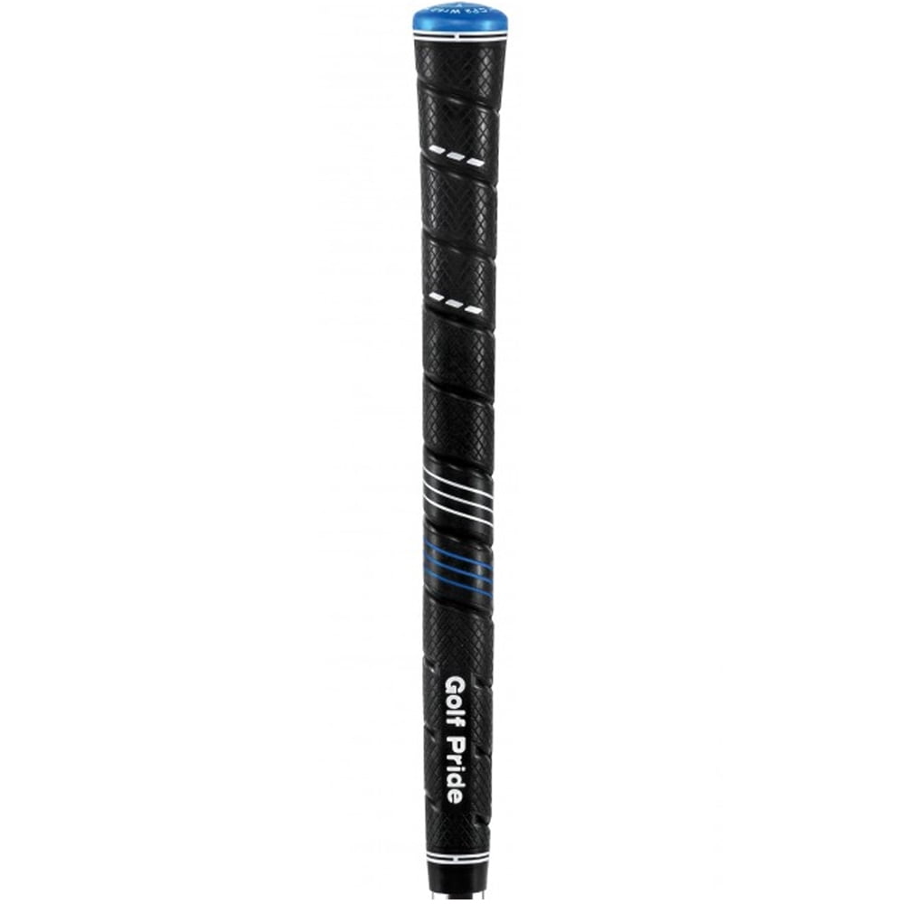 Golf Pride CP2 Wrap Midsize Grips - Black / Blue x 1