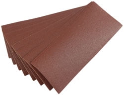 Draper 59466 Aluminium Oxide Sanding Sheets 232 x 92mm 100 Grit (Pack of 10)