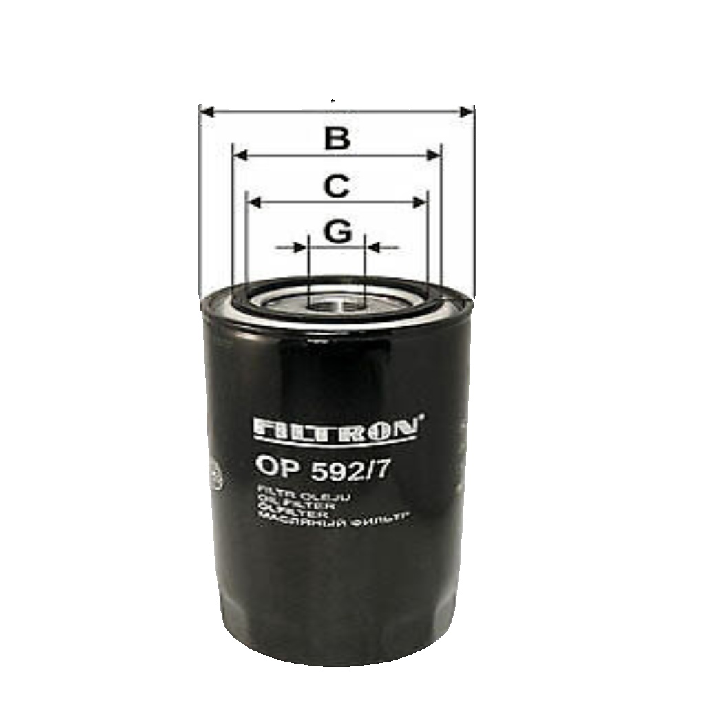 ✅Fits FILTRON OP 592/7 IVECO DAILY/GRINTA IV OIL FILTER  ⭐UK Seller⭐