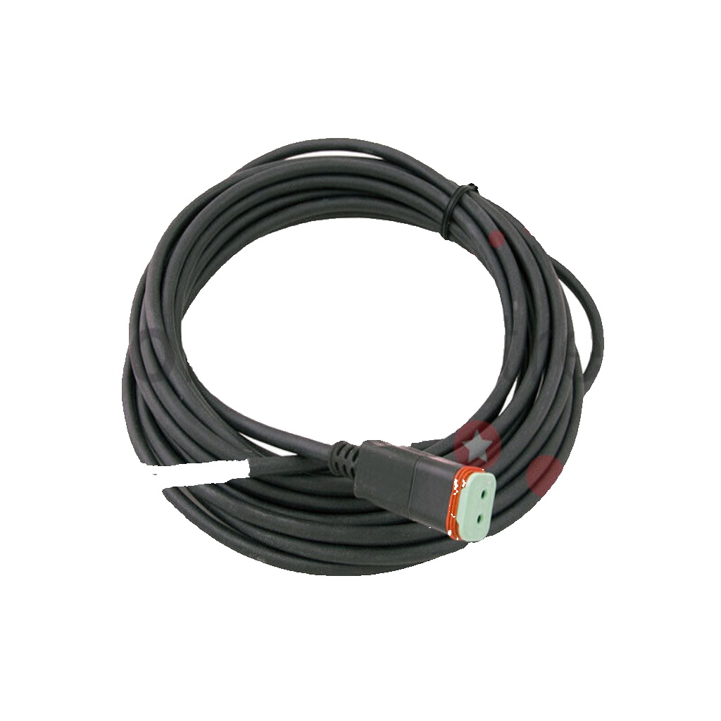 DT06-2S two way deutsch overmoulded plug  with 5m cable waterproof to IP69K
