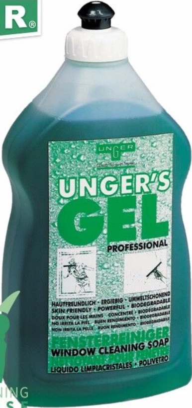 Unger's Gel Professional 500ml Window Cleaning Soap Water Additive Unger