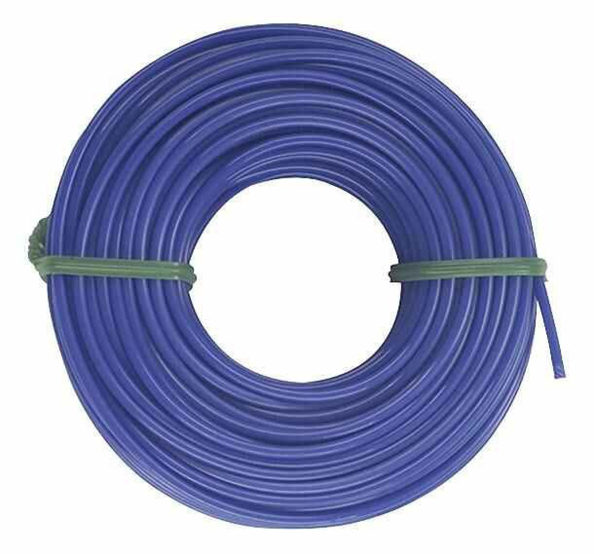 .Ø 2.7mm x 15M - WIRE CORD / SPIRAL STRIMMER LINE Petrol Strimmers - HEAVY DUTY