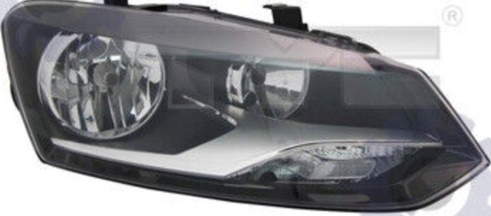 Right TYC 20-12035-15-2 Headlight for VW