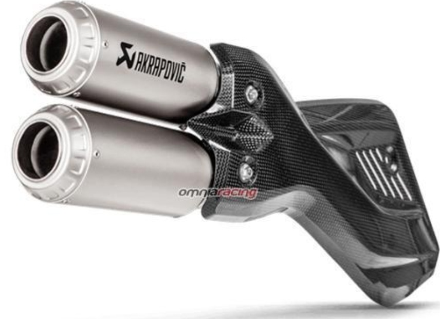 Auspuff Motorrad Akrapovic Ducati Multistrada 1200 Enduro 2017 Endtopf Titan