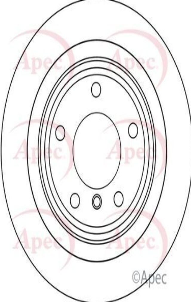 APEC Brake Disc Rear - DSK3103