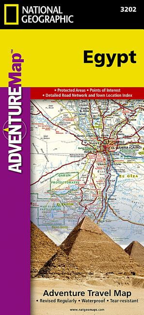 Egypt Map National Geographic Adventure Map