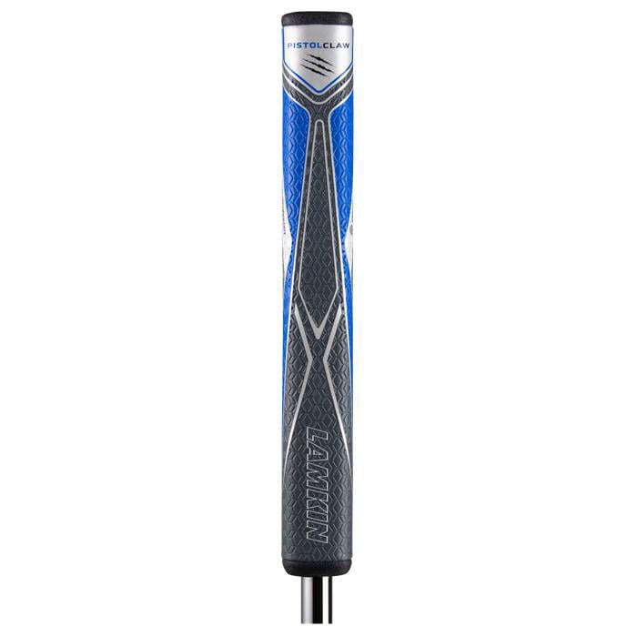 Lamkin Sink Fit Claw Jumbo Pistol Polyurethane Putter Grip - Blue / Silver +Tape