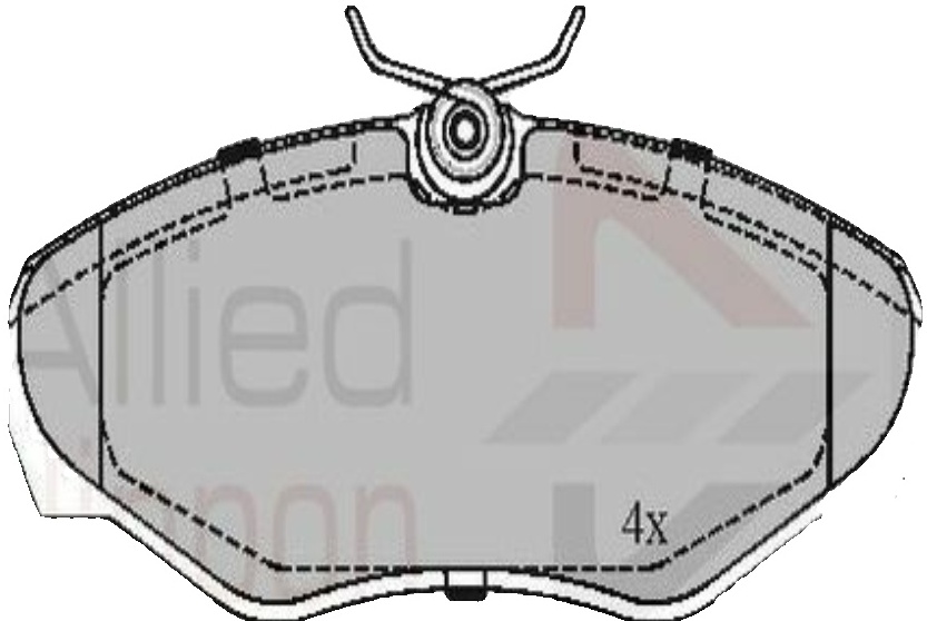 Front Brake Pads (Set) Nissan Primastar, Renault Trafic, Vauxhall Vivaro 2001-