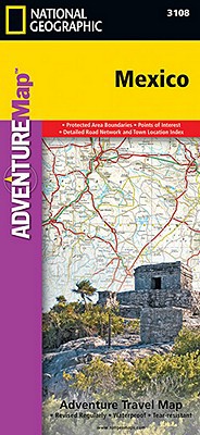 Mexico Map National Geographic Adventure Map