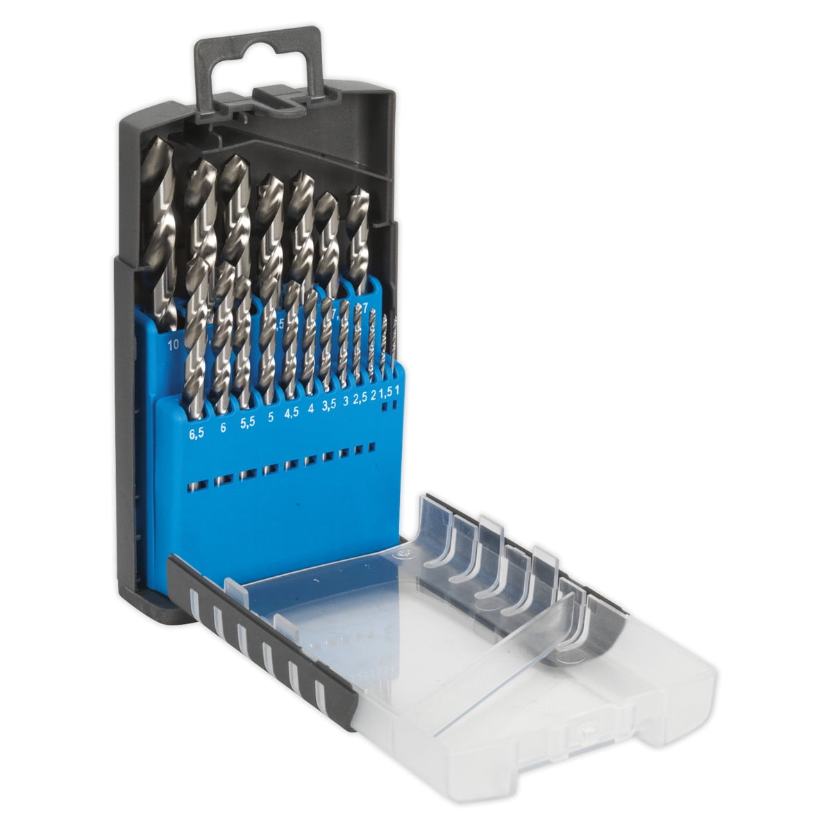 Sealey AK47191 HSS Fully Ground Drill Bit Set 19pc