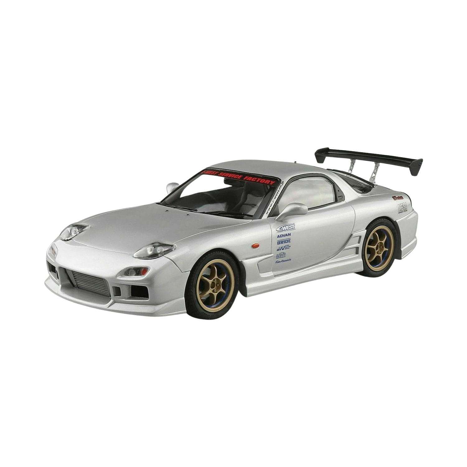 Aoshima 1/24 Scale Mazda C-WEST FD3S RX-7 1999 Plastic Model Kit 063026