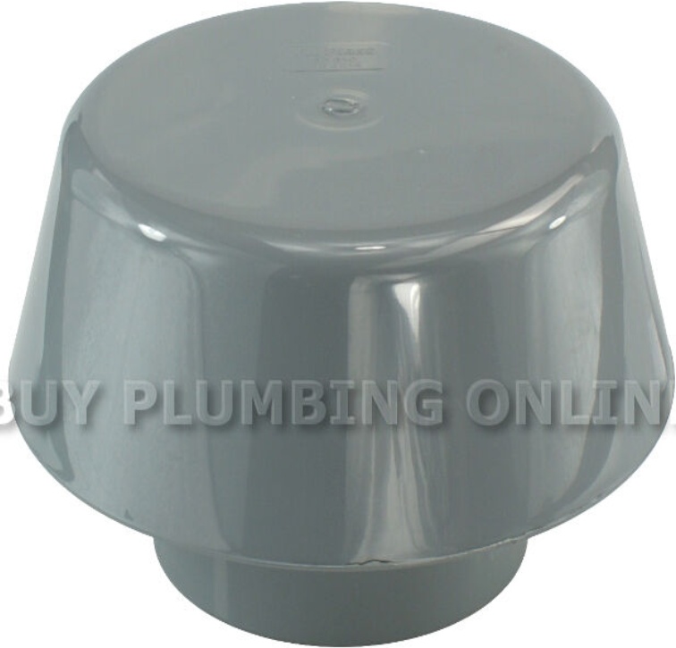 FloPlast 110mm Soil Extract Cowl Grey SP310