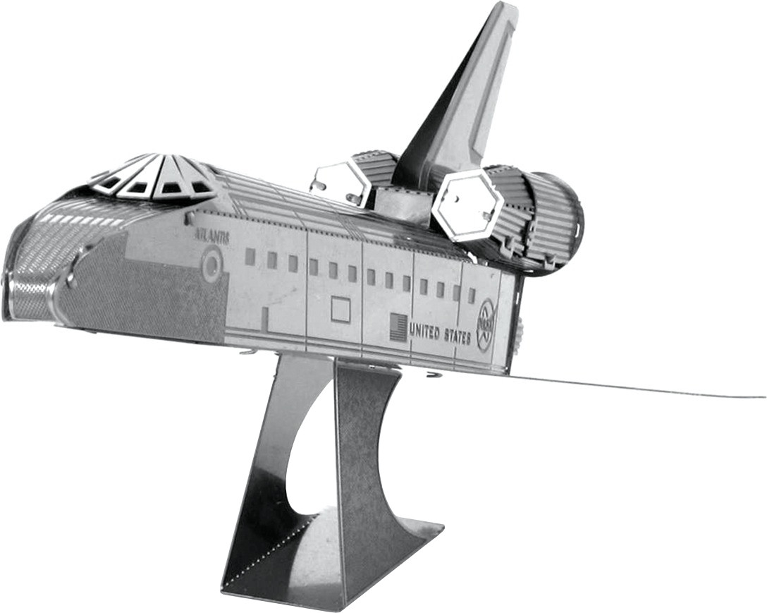 Space Shuttle Discovery MMS015D: Metal Earth 3D Laser Cut Miniature Kit