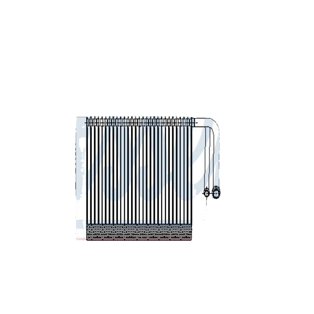 NISSENS-OE 92327-OE Evaporator, air conditioning for ALPINA,BMW,ROLLS-ROYCE