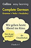 Easy Learning German Complete Grammar, Verbs and Vocabulary (3 books in 1)