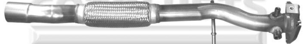 BM Catalysts BM50108 Exhaust Pipe Front Fits Fiat Panda 500 500 C Ford Ka
