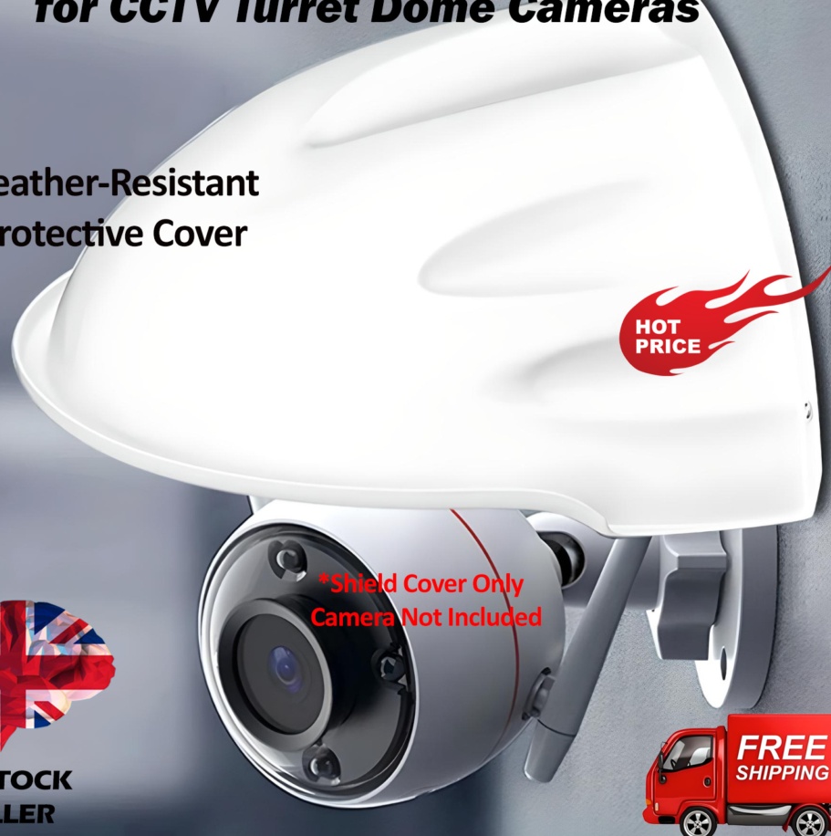 Hikvision Compatible Rain Sun Shield Weather Cover Anti Glare CCTV Cameras UK