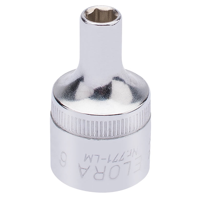 Draper 15295 Elora Hexagon Socket 1/2"" Sq Dr 6mm