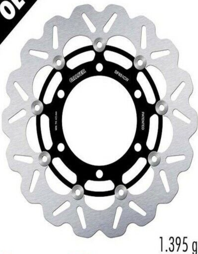 Galfer Front Brake Disc WAVE FLOATING FULL(ALU)310x5mm TRIUMPH TROPHY 900 1994