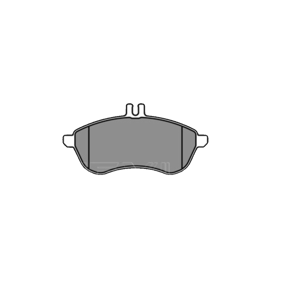 Front MEYLE 025 243 0620/K2 Brake Pad Set, disc brake for MERCEDES-BENZ