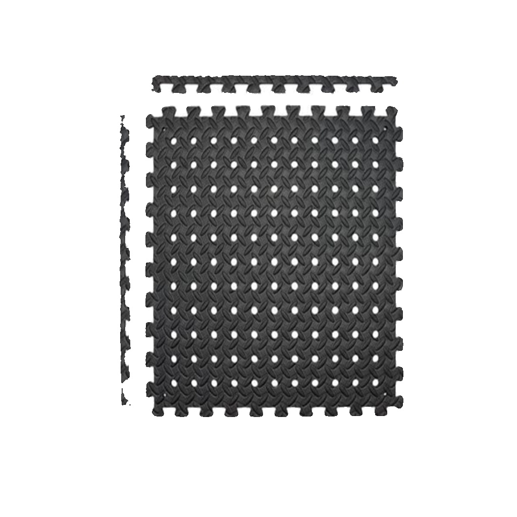 Streetwize EVA Floor Tile Black Pack Of 4 Matting Tiles Mat Camping Caravan