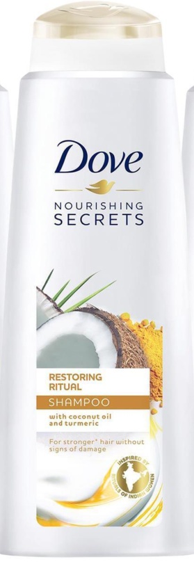 Dove Nourishing Secrets Restoring Ritual Shampoo with Coconut Oil, 3x400ml
