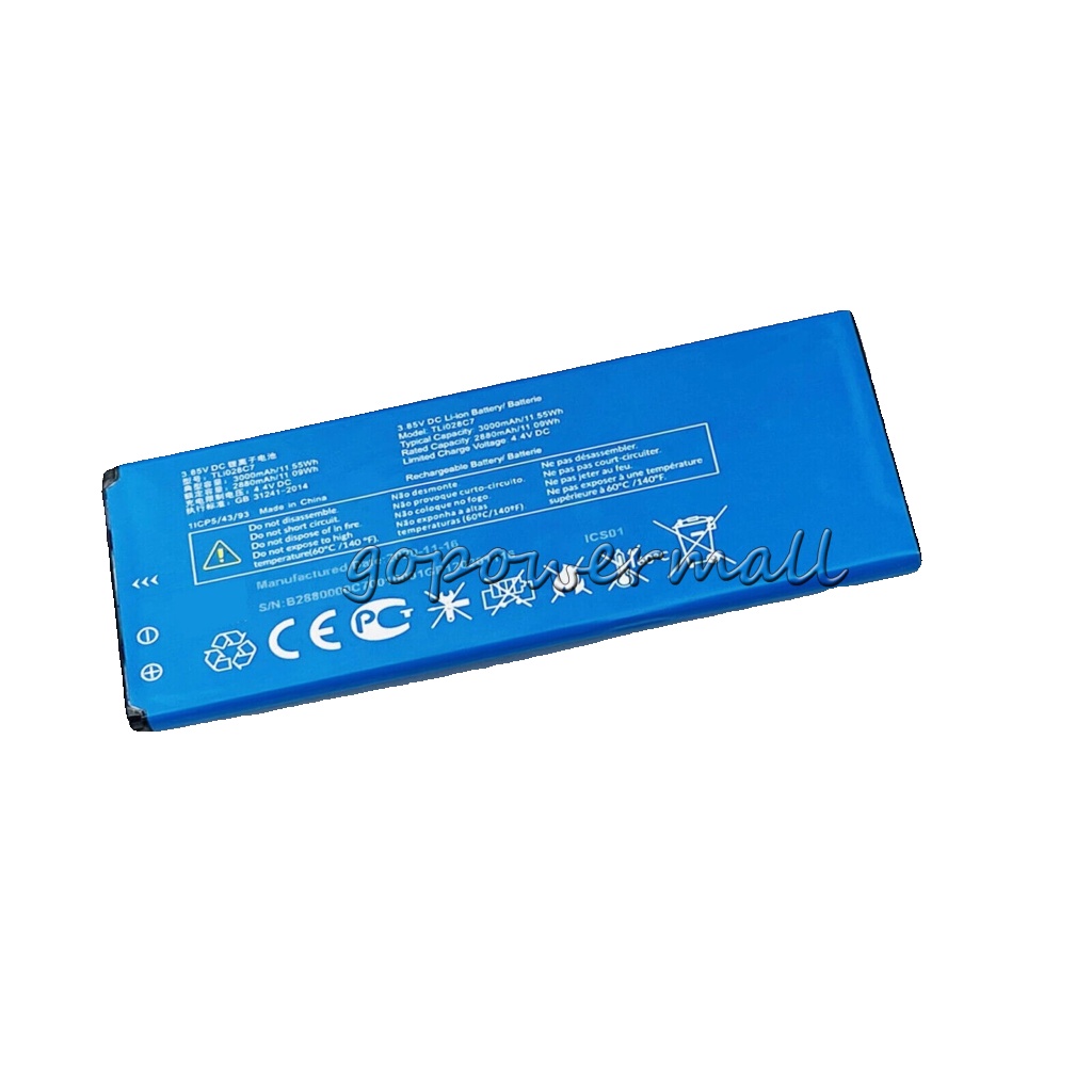 for Alcatel Battery TLi028C7 for Alcatel 1B 3.85V 3000mAh high Quality