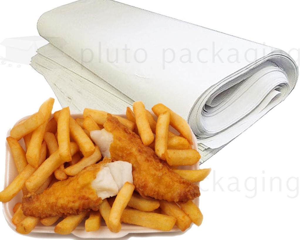500 Sheets Of WHITE PACKING PAPER  - Newspaper Offcuts