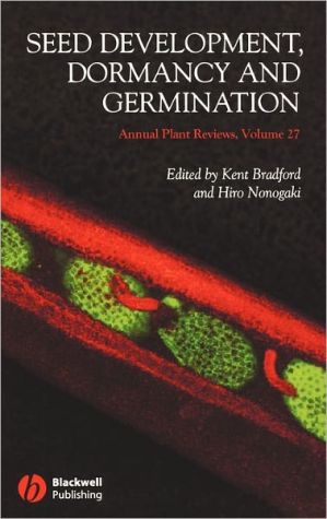 Seed Development, Dormancy and Germination Bradford Hardback Wiley–Blackwell