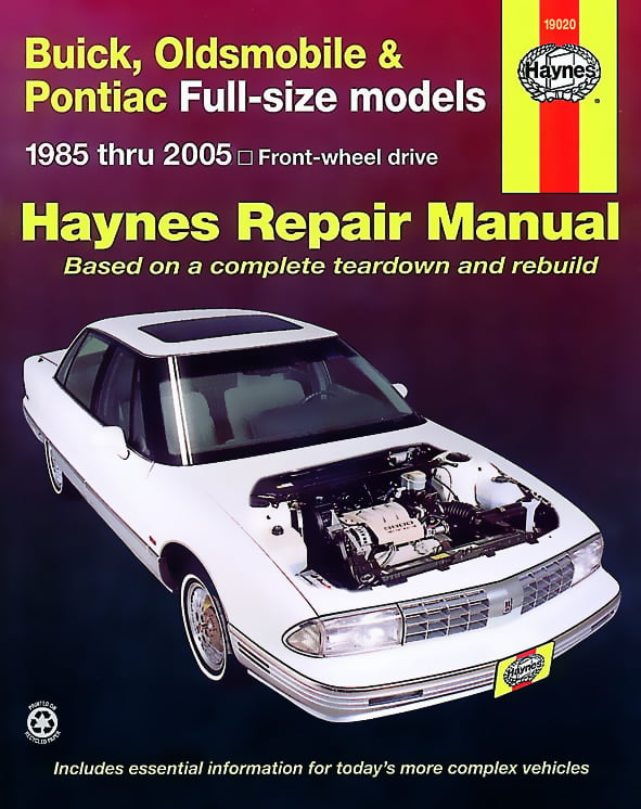 Buick, Oldsmobile & Pontiac Full–Size (85 – 05) Haynes Paperback 9781563926259