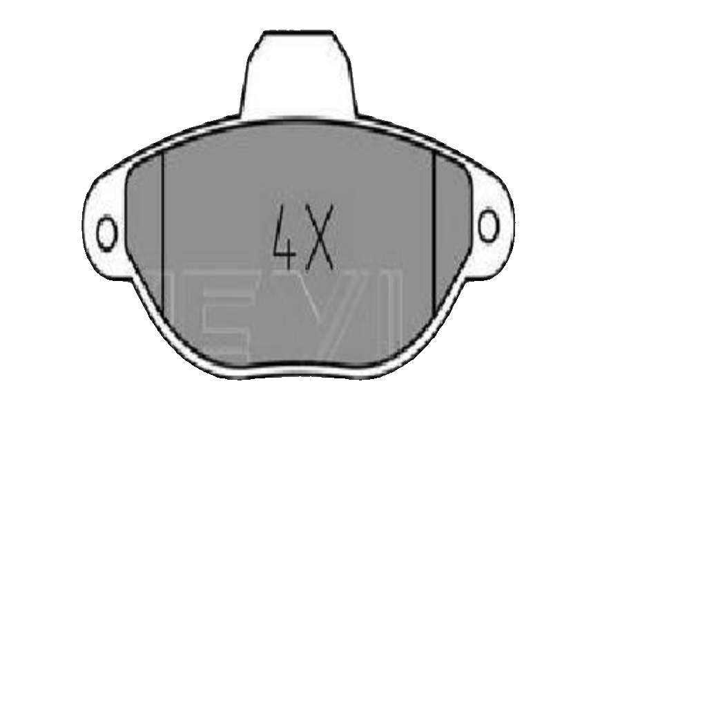 MEYLE 025 214 3616 BRAKE PAD SET DISC BRAKE Front