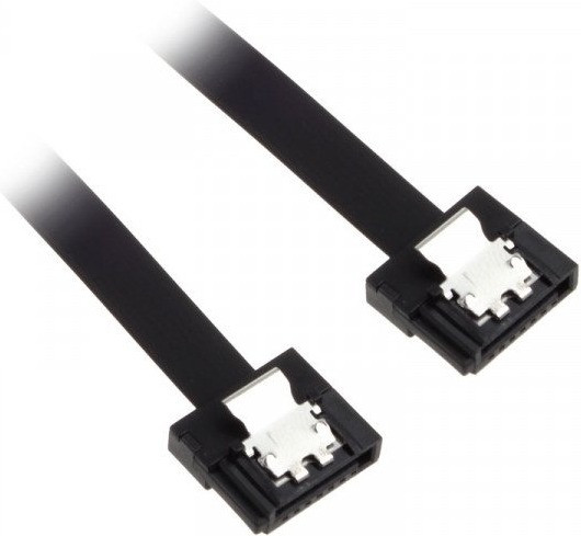 Akasa AK-CBSA05-15BK PROSLIM Compact Stackable SATA Cable 15cm Black