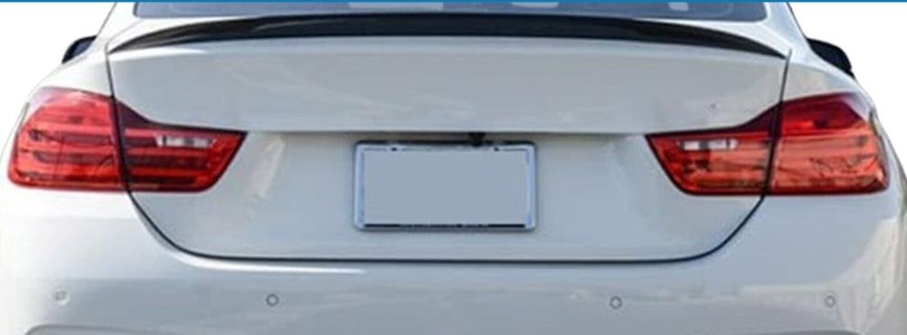 Rear Boot Spoiler Gloss Black Fits BMW 4 F36 Gran Coupe