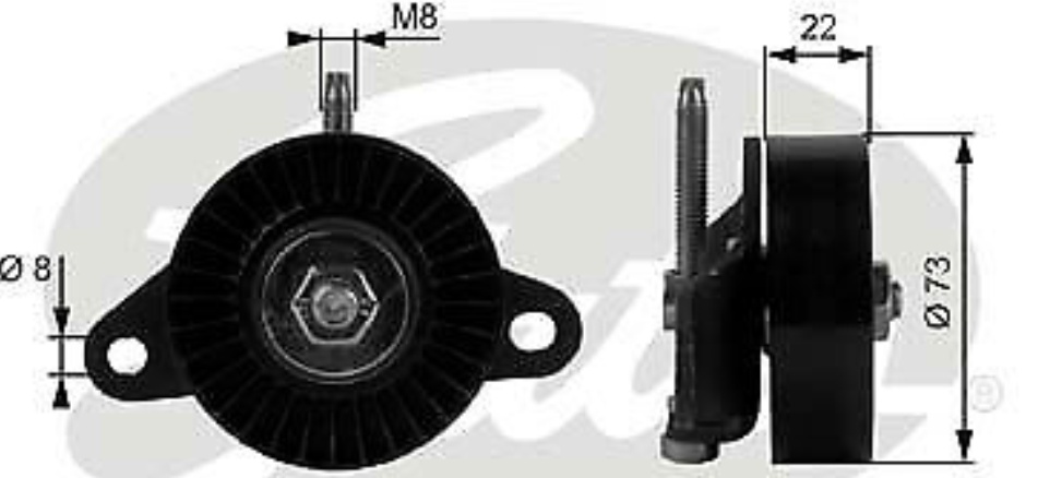 Gates Drivealign Tensioner - T38056 - MPN: T38056 - Zoro