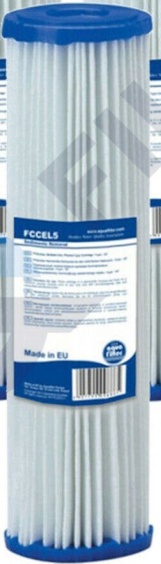 5pk x 20 Micron 10"" Pleated Washable Sediment Water Filter Aquafilter FCCEL20