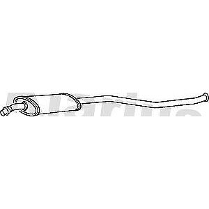 Klarius box with centre pipe fits Citroën xsara zx 1.9 2.0 91-00 CN348E