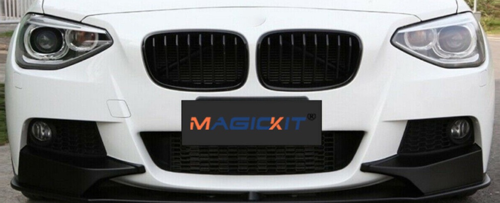 Sport-Performance Front Splitter Lip Glossy Black For BMW F20 F21 M-Sport 11-15