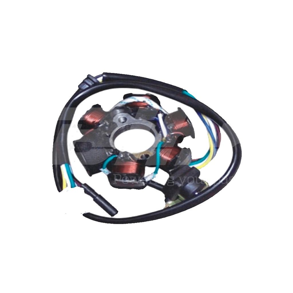 Free Shipping Tecnium-Motor GY6 Stator For Motorcycle Parts Accessories