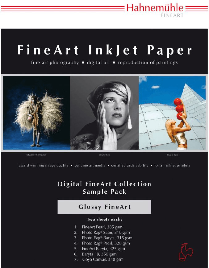 Hahnemuehle Trial Pack Glossy Fineart-A4 16S