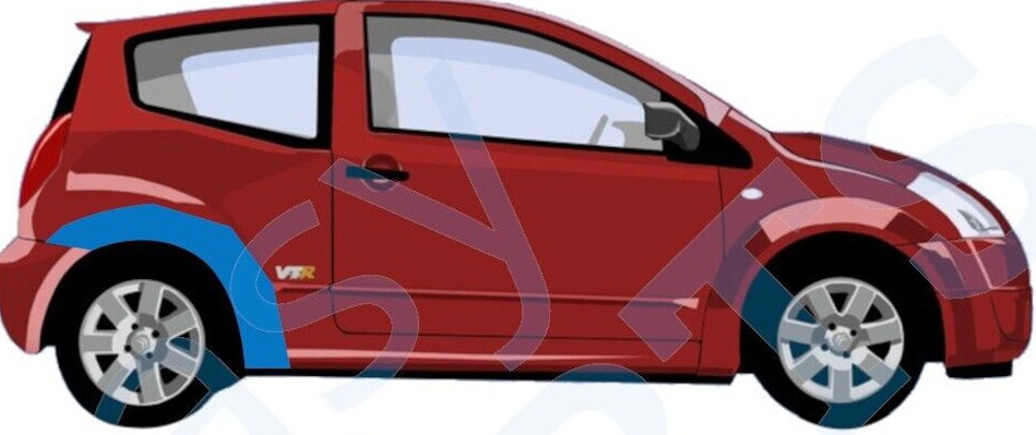 CITROEN C2 2003-2009 REAR WHEEL ARCH / RIGHT