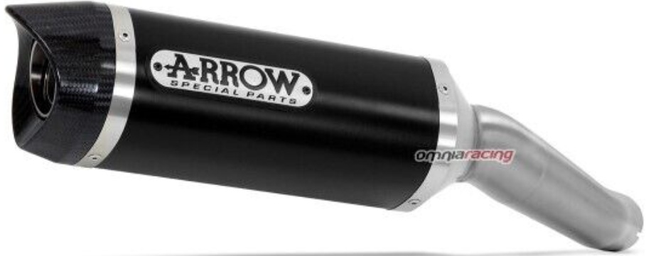 Exhaust Arrow Str Thunder Alu Black Honda Cbr 600 F 2011 > 2013