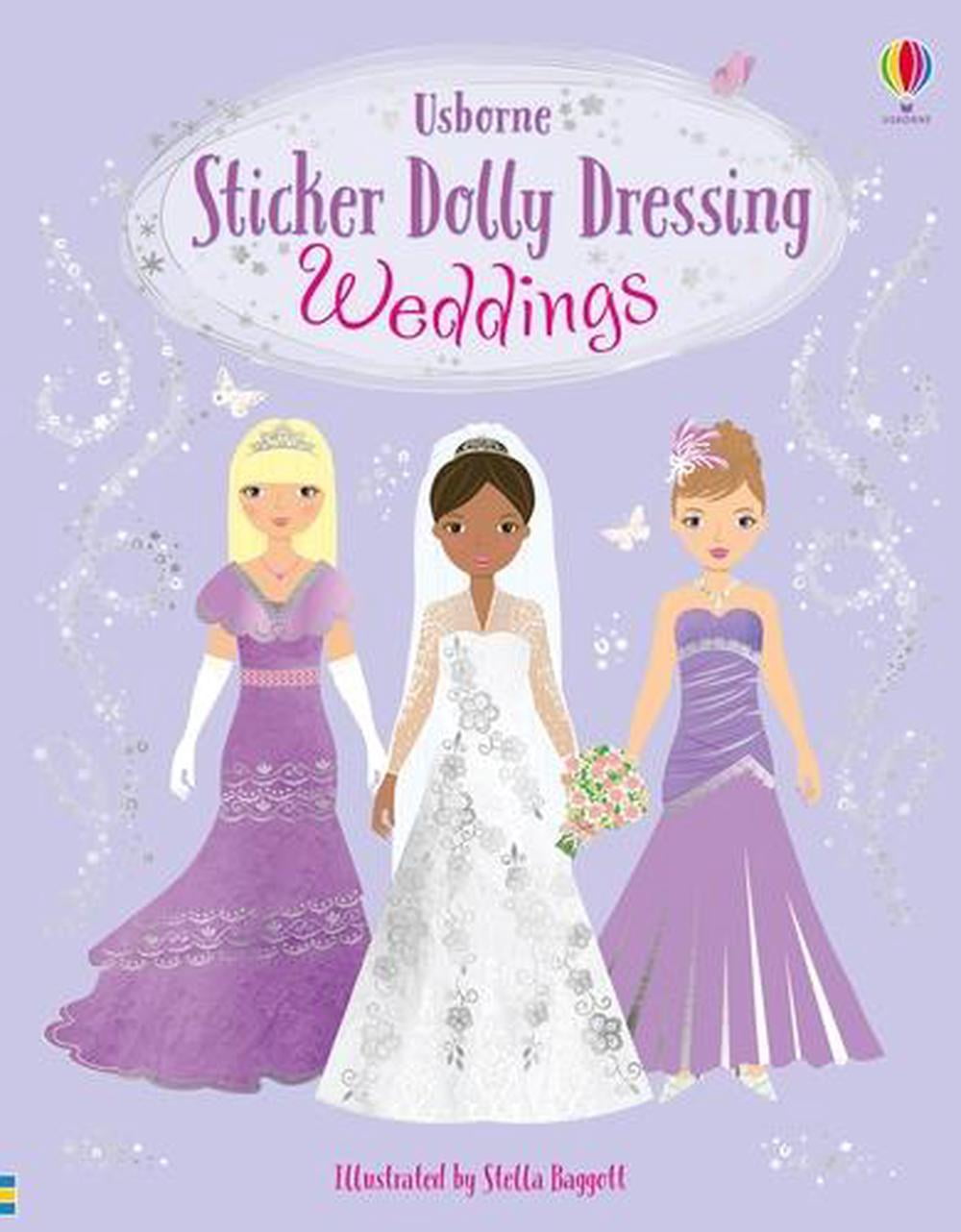 Sticker Dolly Dressing Weddings by Fiona Watt NEW - Image 9