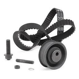 Timing belt kit with rounded tooth profile VKMA 06106 SKF for RENAULT NISSAN - Image 2