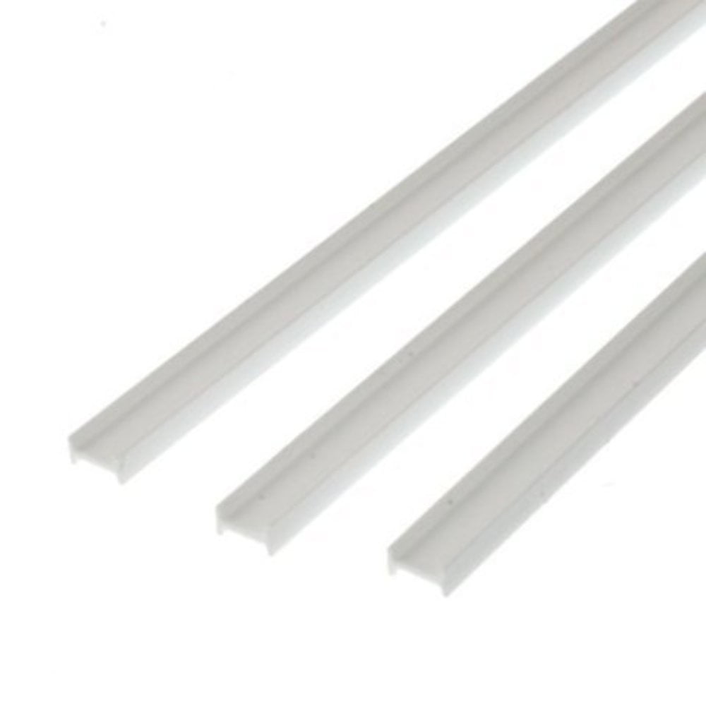 Evergreen Scale Models (275) I-Profile, 350x4.0x2.0 - 5/32 mm 3 Pieces