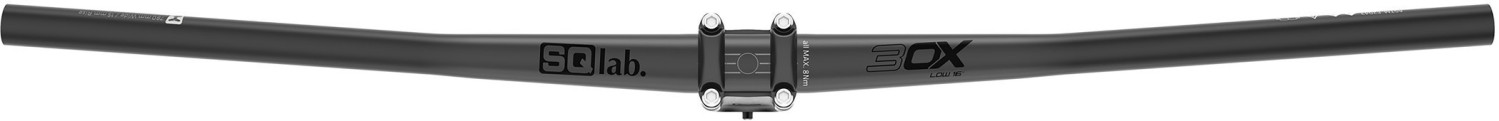 SQlab 30X MTB Handlebar - 31.8mm CD, 780mm W, 720mm max SW, 15mm Rise, 16 Deg