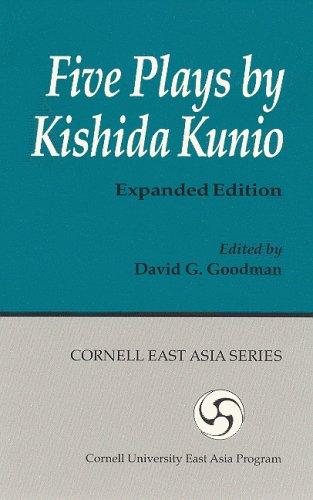 Five Plays by Kishida Kunio Kishida Goodman Paperback John Wiley & Sons