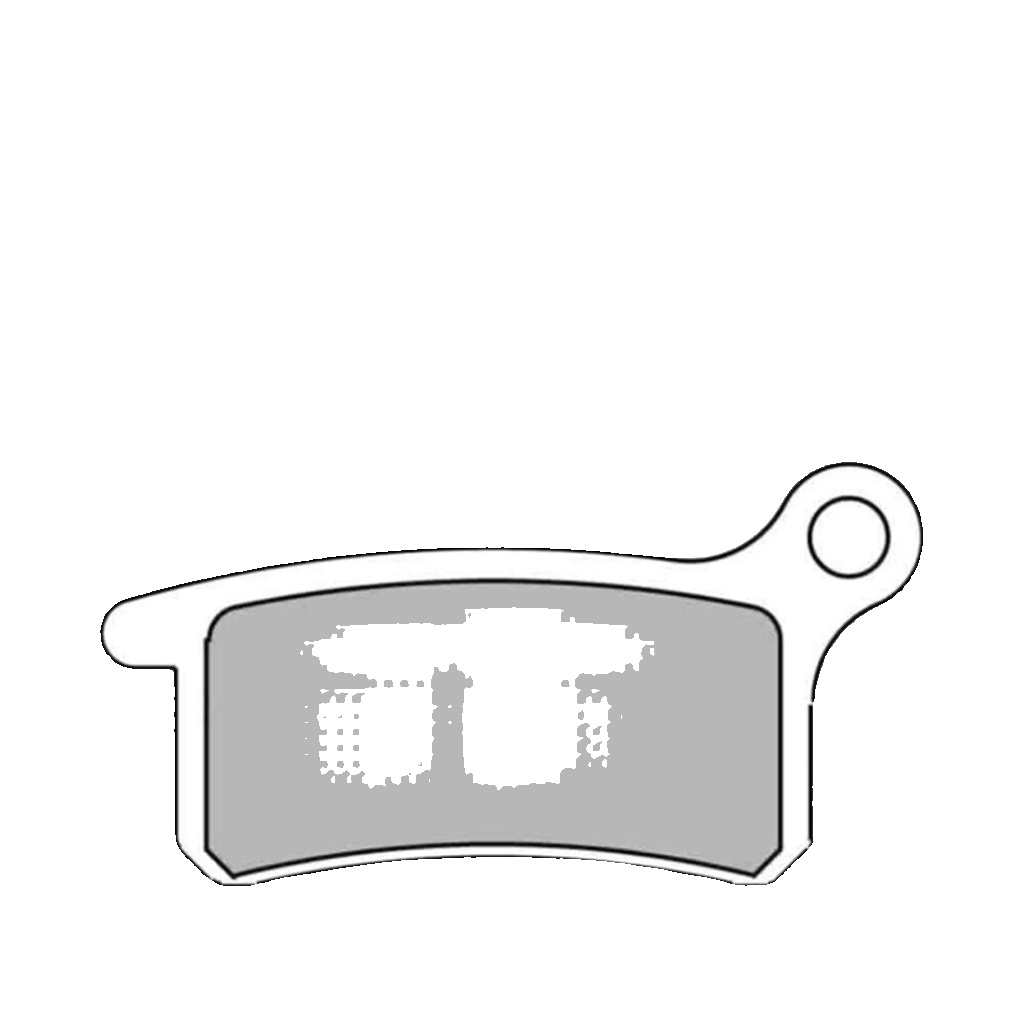 Pair Brake Pads Ferodo Rear Kawasaki KX 500 1983 1984 1985 1986