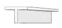 Evergreen Scale Models T-Profile, 35 CM / Height 0,9mm / Width 0,9mm 4 Piece 761