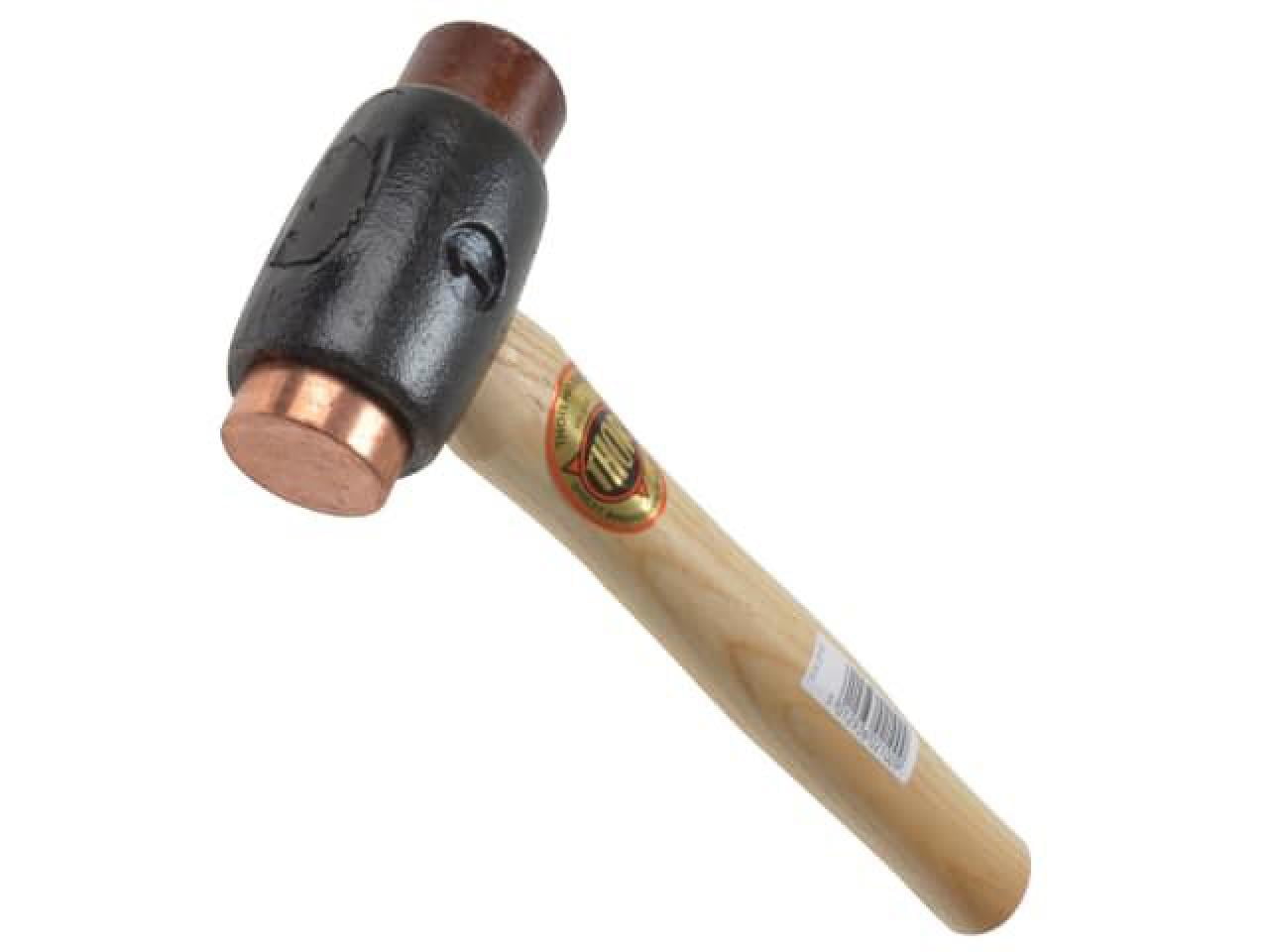 Thor 210 No 1 copper rawhide hammer mallet 32mm face 710g THO210